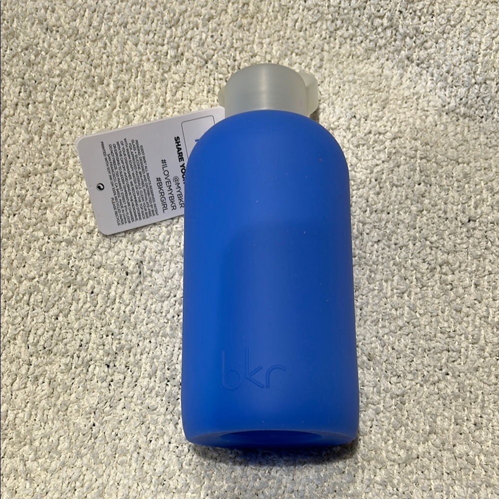 BKR Blue Original Glass & Silicone Water Bottle!